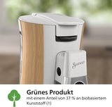 Ekspres do kawy z kapsułkami PHILIPS Senseo Select - Intensity Plus, z funkcją Memo na 3 specjały kawowe, Crema Plus, produkt ekologiczny, wysokiej jakości, jedwabiście biały (CSA240/05)