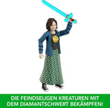 Zestaw Mattel Minecraft Story z 4 figurkami i 3 akcesoriami Spotkania w świecie Minecraft Kolekcjonerska zabawka inspirowana filmem JFR70 Figurki Naty Shop
