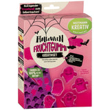 HEITMANN KREATIV - Kreatywny zestaw owocowych gum do żucia na Halloween - Roślinne barwniki w proszku - Różowy - DIY Owocowe gumy do żucia w kształcie ducha o smaku malinowym