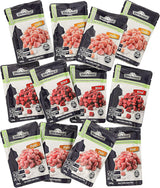 Dehner Premium Katzenfutter Sensitive Multipack, Nassfutter, für ernährungsensible Katzen, je 4 x Huhn / Rind / Pute, 12 x 100 g Torba (1,2 kg)