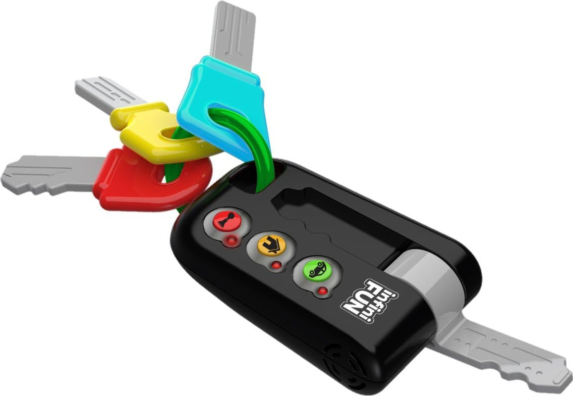 Mój Duo High-Tech Phone + Key - Bardzo realistyczny telefon i klucz. - Zabawka do wielu projektów edukacyjnych od 12 miesięcy. Bebe Naty Shop Toys