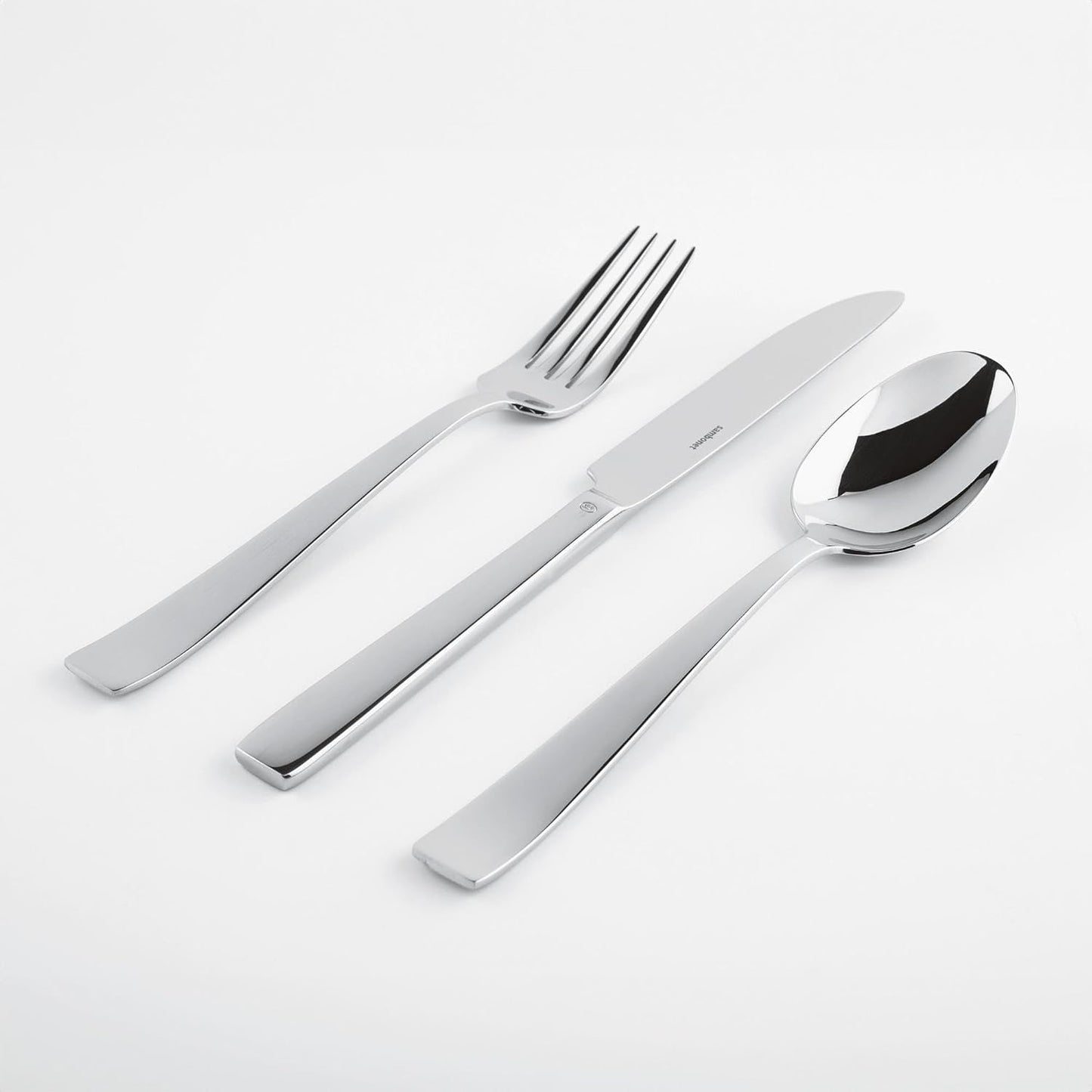 Sambonet 62512-83 Zestaw sztućców płaskich, monoblokowych, 36 sztuk, stal nierdzewna 18/10, można myć w zmywarce Kuchnia Naty Shop