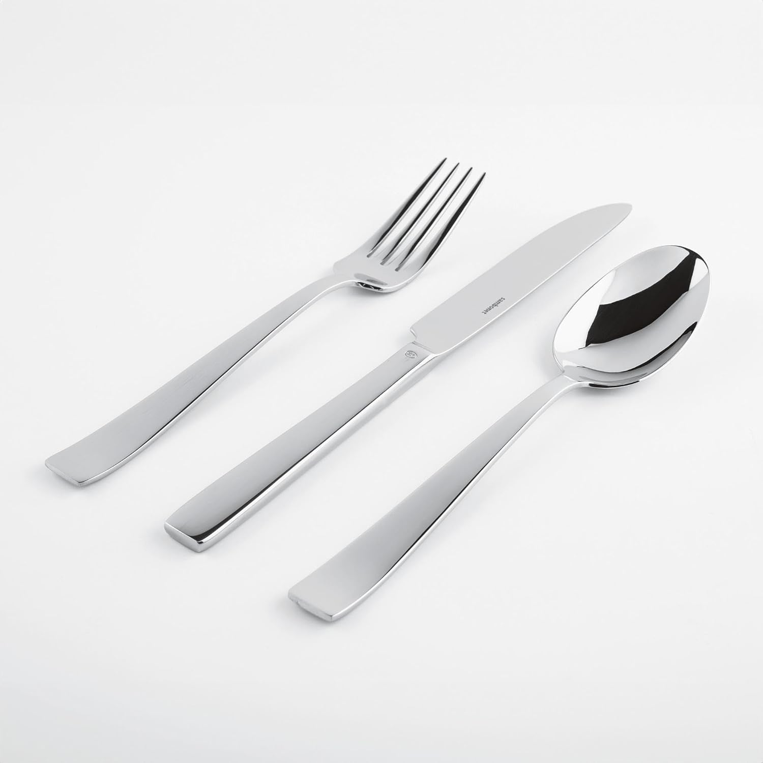 Sambonet 62512-83 Zestaw sztućców płaskich, monoblokowych, 36 sztuk, stal nierdzewna 18/10, można myć w zmywarce Kuchnia Naty Shop