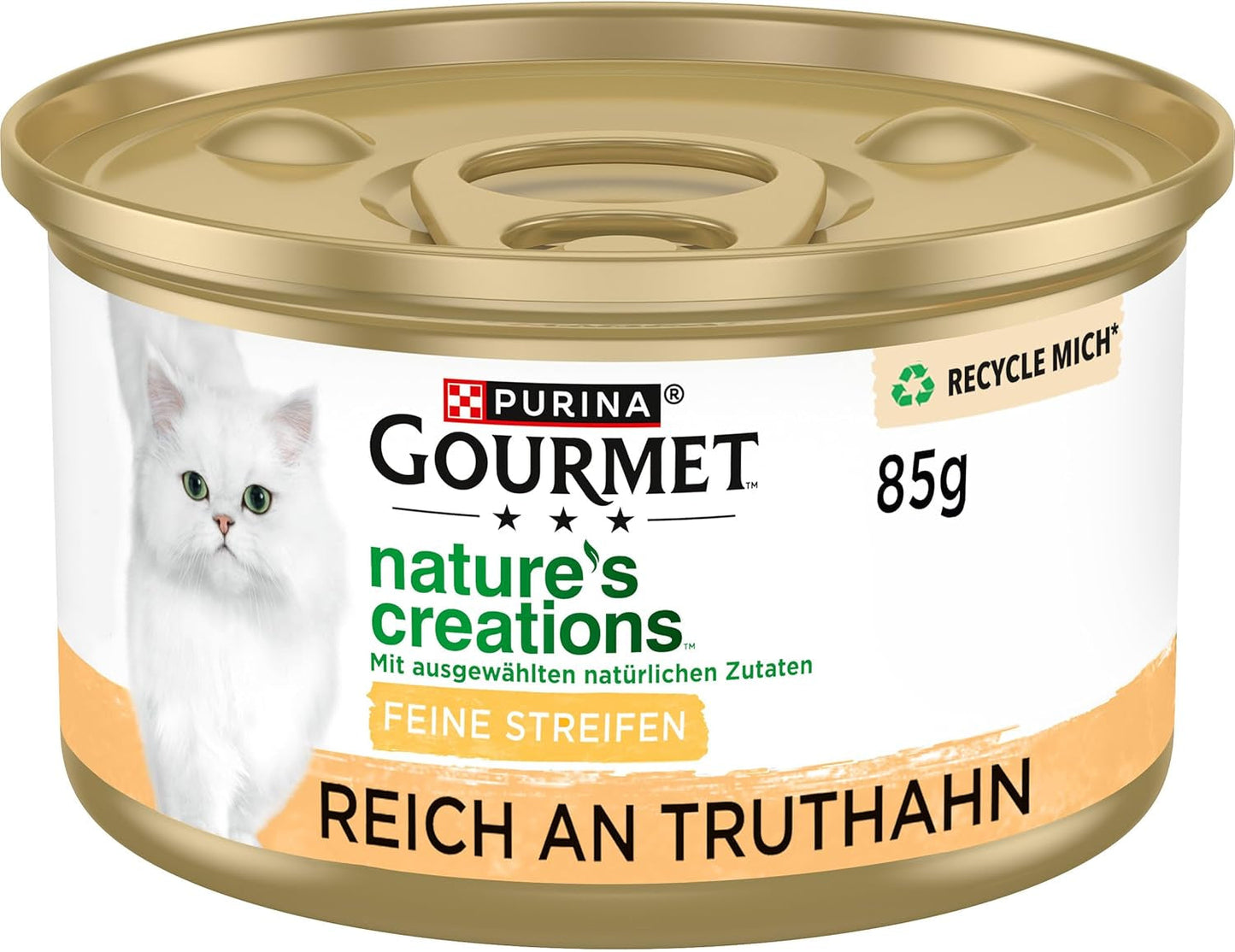 Gourmet Nature's Creation Mokra karma dla kotów w galaretce, naturalny indyk, opakowanie 12 szt. (12 x 85 g)