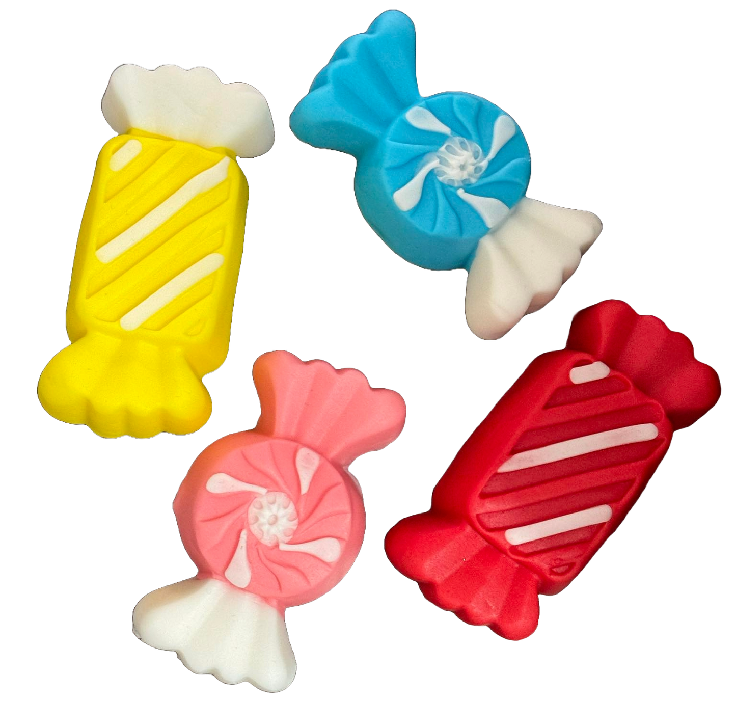 Zestaw 4 jadalnych dekoracji cukrowych, dekoracje cukierkowe ze sklepu Sugar Paste Nati