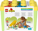 LEGO DUPLO Klasyczne samochody i ciężarówki z klocków, zestaw pojazdów do zabawy dla dzieci od 1,5 roku, kreatywna zabawka edukacyjna, zabawkowy samochód i samochód wyścigowy 10439 Zestawy do budowania Kup w sklepie LEGO