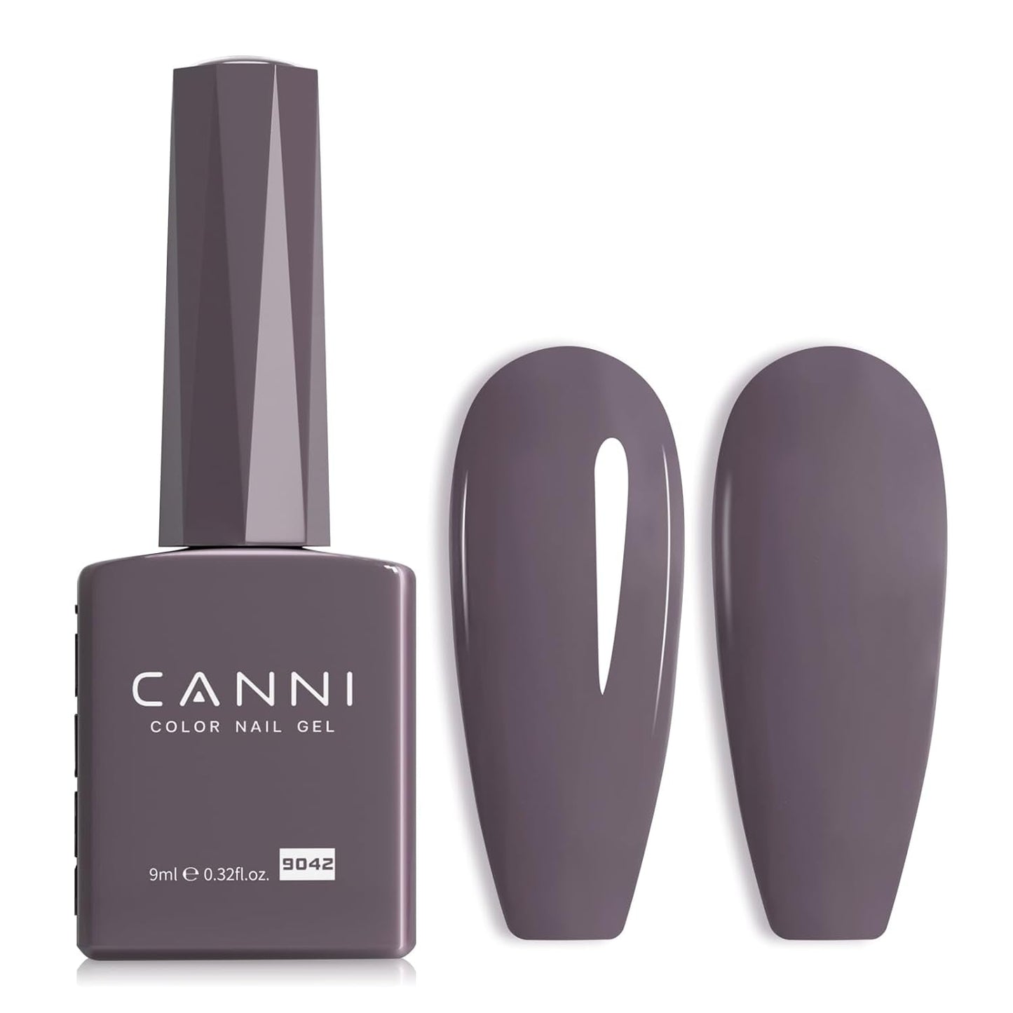 Żelowy lakier do paznokci CANNI, półtrwały, ciemnofioletowy, lakier do paznokci, żel UV, Soak Off, Manicure