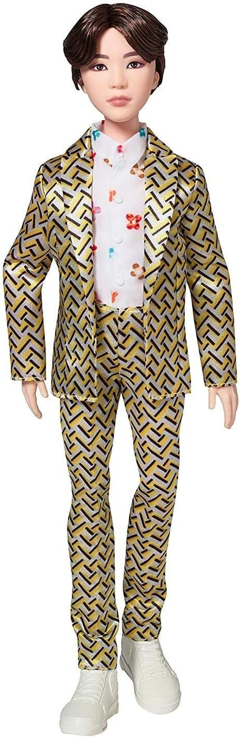 Mattel GKC92 - Figurka BTS Idol Suga, gadżety K-Pop, zabawka kolekcjonerska, wielokolorowa