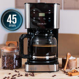 Espresso z filtrem Cecotec Coffee 66 Drop and Touch, moc 950 W, 1,5 L, 12 filiżanek, ekran dotykowy, szklana karafka, timer 24-godzinny, 6 przełączników, filtr siatkowy wielokrotnego użytku