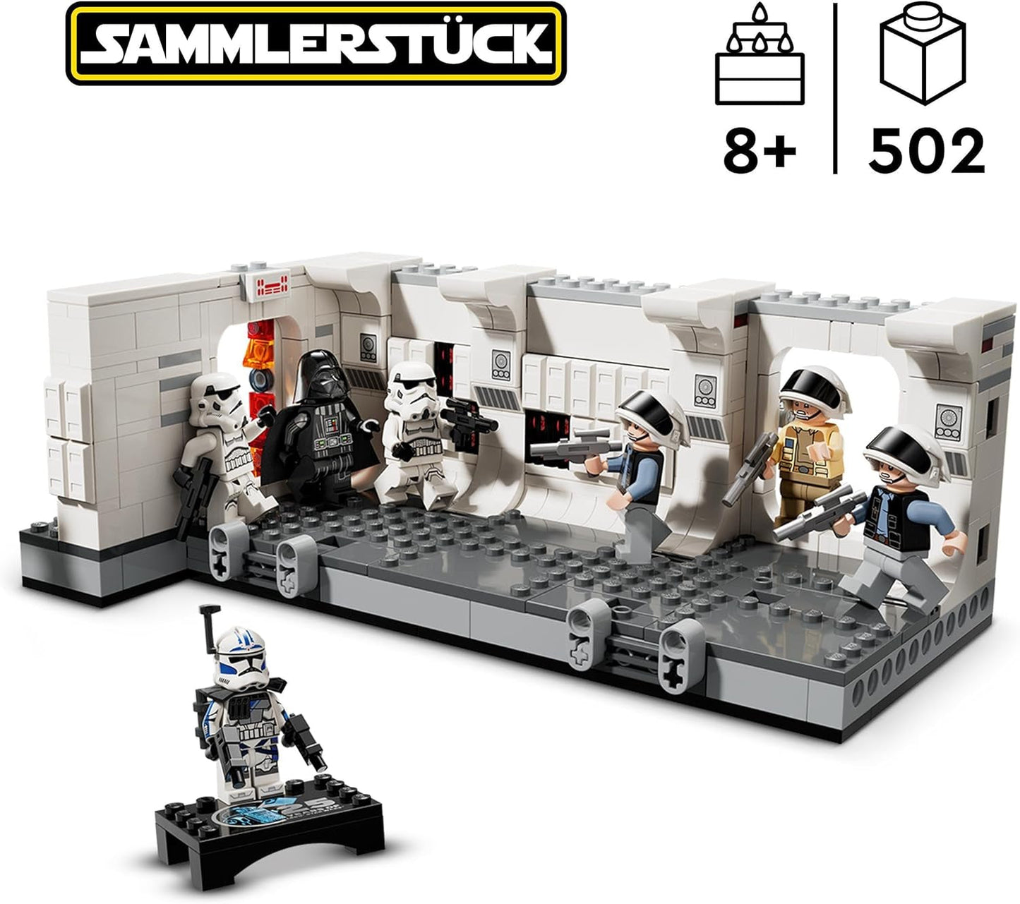 LEGO Star Wars Tantive IV Boarding, zabawka do budowania z filmu „Nowa nadzieja”, kolekcjonerski zestaw fantasy, pomysł na prezent dla chłopców i dziewcząt w wieku powyżej 8 lat oraz kolekcjonerów 75387 Zestawy do budowania Szukaj w sklepie LEGO