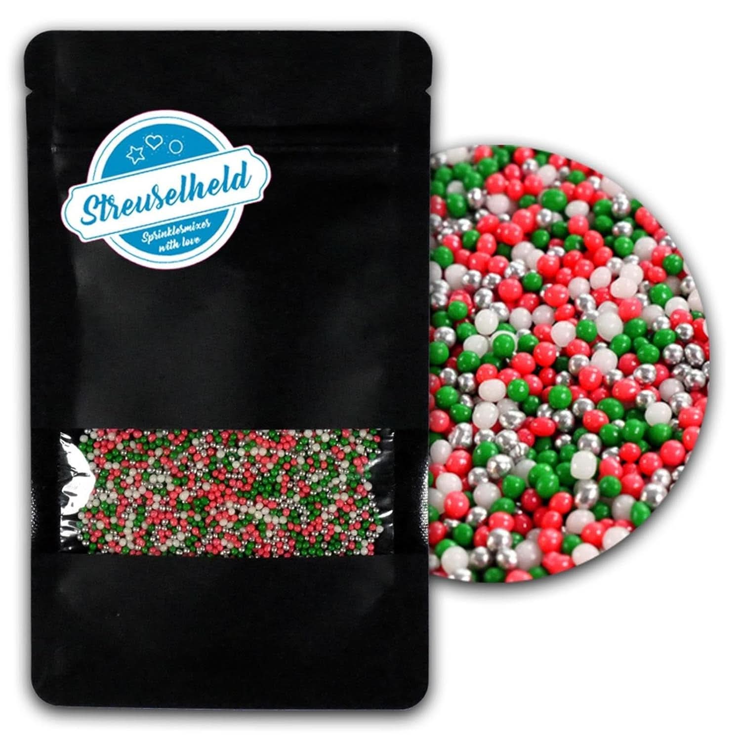 Sprinkle Hero Nonpareille Twinkle Christmas, 40 gramów Sprinkles Naty Shop