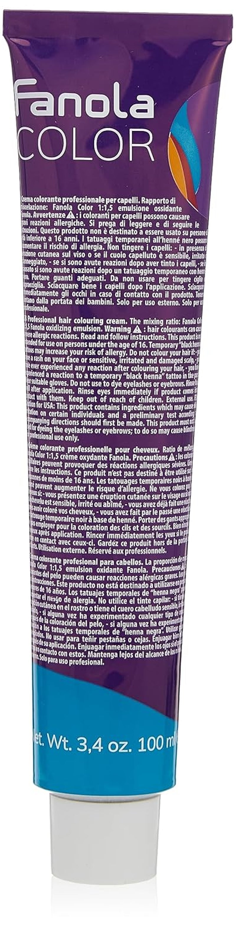 Fanola crema colore Krem koloryzujący 7.0 Blond, 100 ml Farba do włosów Naty Sklep 8.44 Jasny blond żywa miedź