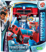 Transformers Earthspark Spin Changer Figurka Optimusa Prime (20 cm) z figurką Robby'ego Malto (5 cm) z 6 figurek Naty Shop