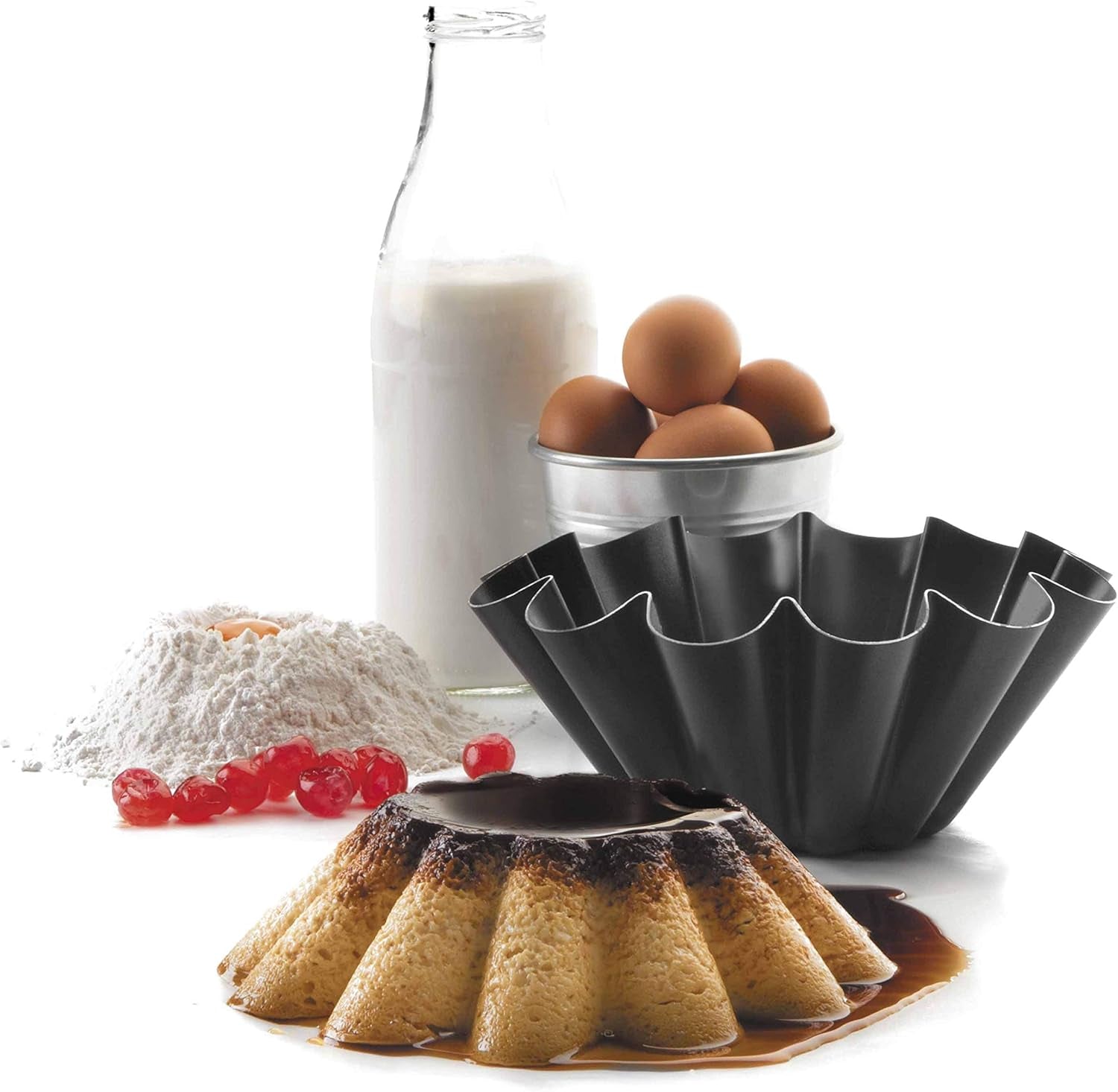 FORMA BRIOCHE, Aluminiowa, 10 cm Formy i blachy do pieczenia Naty Shop