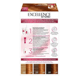 Paris Excellence Creme 7.43 Hair Color Red - Farba do włosów (Czerwony, Blond Cuuvré Gold, Belgia, 63 mm, 100 mm, 163 mm) Naty Shop Farba do włosów
