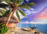 Trefl - Wyspa Bora-Bora - 500 elementów Puzzle - Zrób to sam Puzzle z widokiem na wakacje Kreatywna rozrywka Zabawa Klasyczne puzzle dla dorosłych i dzieci 10+ Puzzle Naty Shop