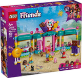 LEGO Friends Sklep w Heartlake Zestaw do zabawy dla dziewczynek od 6. roku życia Odgrywanie ról z 2 minilaleczkami, mikrolalką i zabawką dla kota 42649 Zestawy do budowania Besuche den LEGO-Store