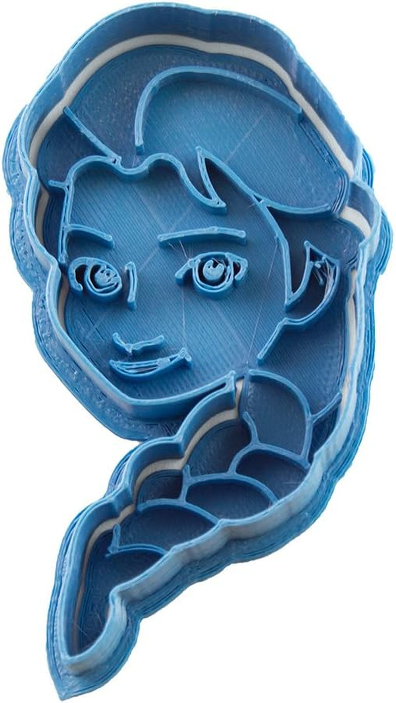 Mrożona forma na ciasteczka Elsa, niebieska, 8 x 7 x 1,5 cm
