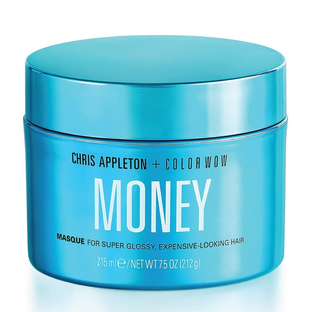 COLOR WOW Nawilżająca maska do włosów Money 215 ml - maska do włosów suchych i zniszczonych, nawilżanie włosów - pielęgnacja i ochrona termiczna włosów, niebieska Naty Shop Hair Mask 215 ml (1 opakowanie) Fresh