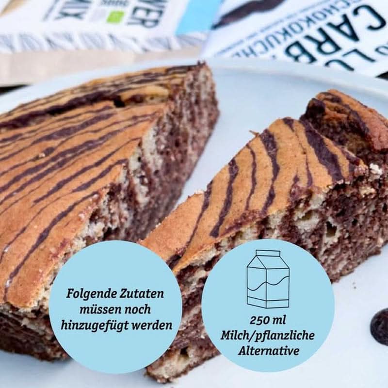 LOWER-CARB VANILLA CAKE BLEND - ekologiczna, bezglutenowa mieszanka na ciasto lub naleśniki, bogata w białko Naty Shop Kitchen