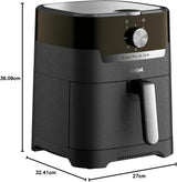 Tefal EY5018 Klasyczna frytkownica powietrzna Easy Fry & Grill, technologia 2 w 1 (frytkownica powietrzna i grill), XL, 4,2 litra na 6 porcji, 1550 W Sprzęt AGD Naty Shop