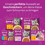 Whiskas 7+ Mokra karma dla kotów Wybór drobiu w sosie 24 x 85 g (2 opakowania) - Wysokiej jakości mokra karma dla kotów od 7 lat w 48 saszetkach