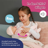 BABY Born Annabell 43 cm - Miękka lalka z 7 funkcjami elektronicznymi i dźwiękiem - Odpowiednia dla dzieci od 3 roku życia - Lalka zawiera akcesoria - Wymaga baterii