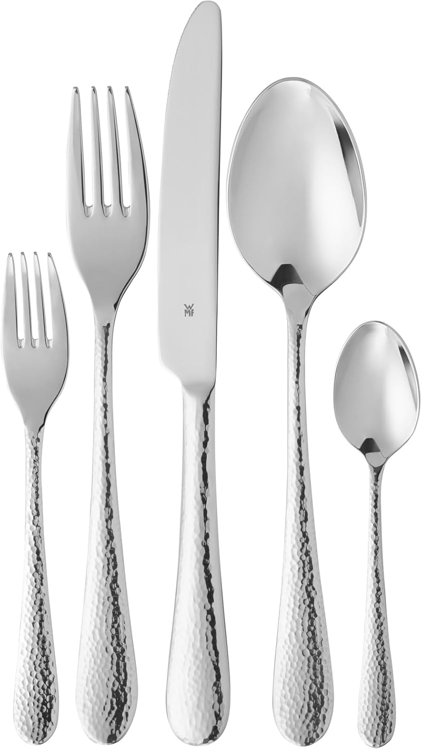 Zestaw sztućców WMF Sitello dla 6 osób, Cromargan, zestaw sztućców 30 sztuk, noże monoblokowe Kitchen Naty Shop