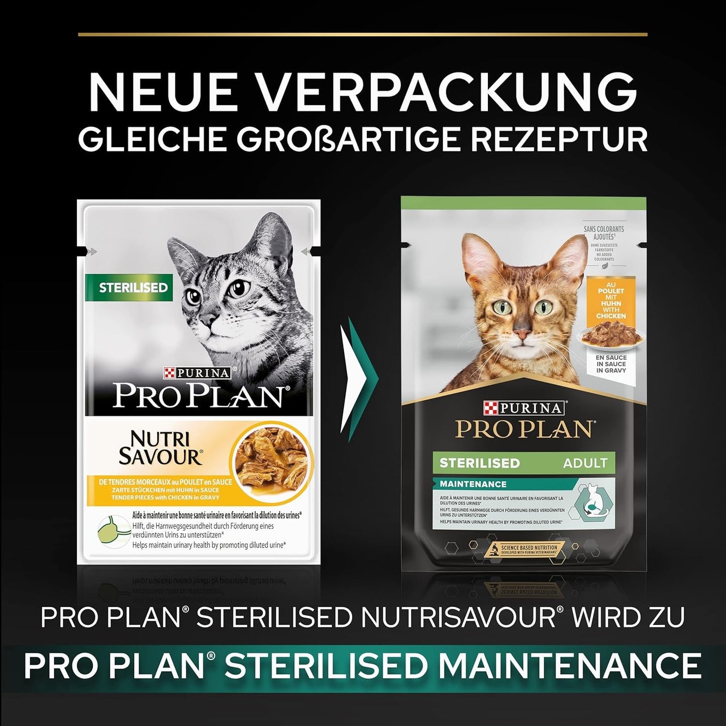 Pro Plan sterylizowana na mokro karma dla dorosłych kotów z pisklętami, opakowanie 26 szt. (26 x 85 g)