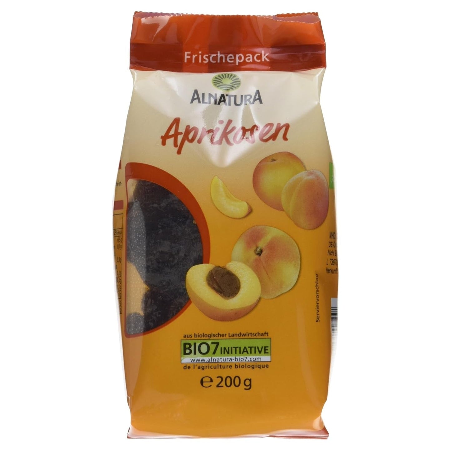 Suszone morele organiczne bez pestek 200g Produkty suszone Naty Shop Domyślny tytuł