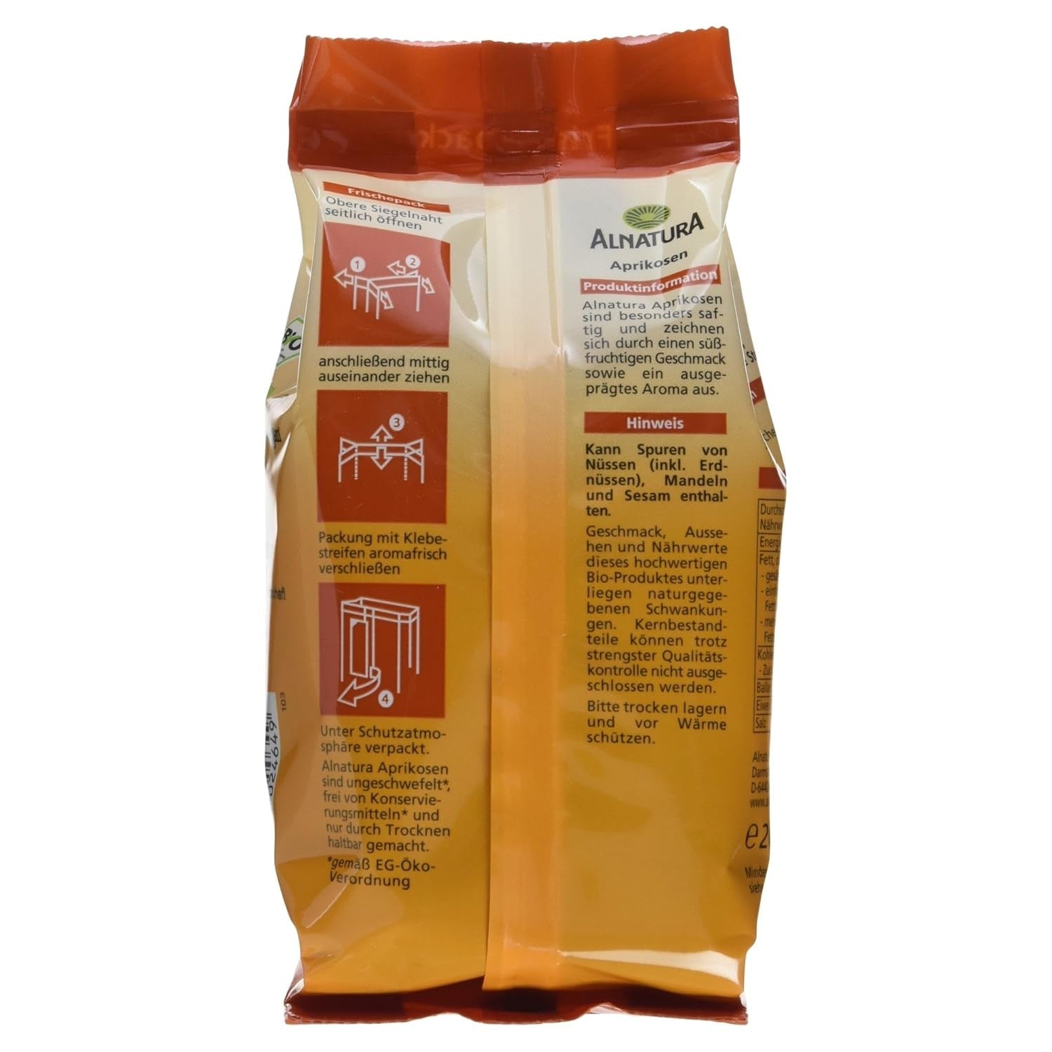 Suszone morele organiczne, bez pestek, 200g Naty Shop produkty suszone