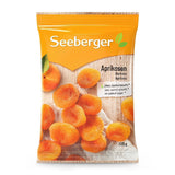 Seeberger Apricots: Bardzo duże, dojrzewające w słońcu i jasnopomarańczowe morele - słodki, owocowy smak - bez cukru - suszone - pestki, wegańskie (1 x 125 g) Naty Shop Dehydrated Products 125 G (1 opakowanie)