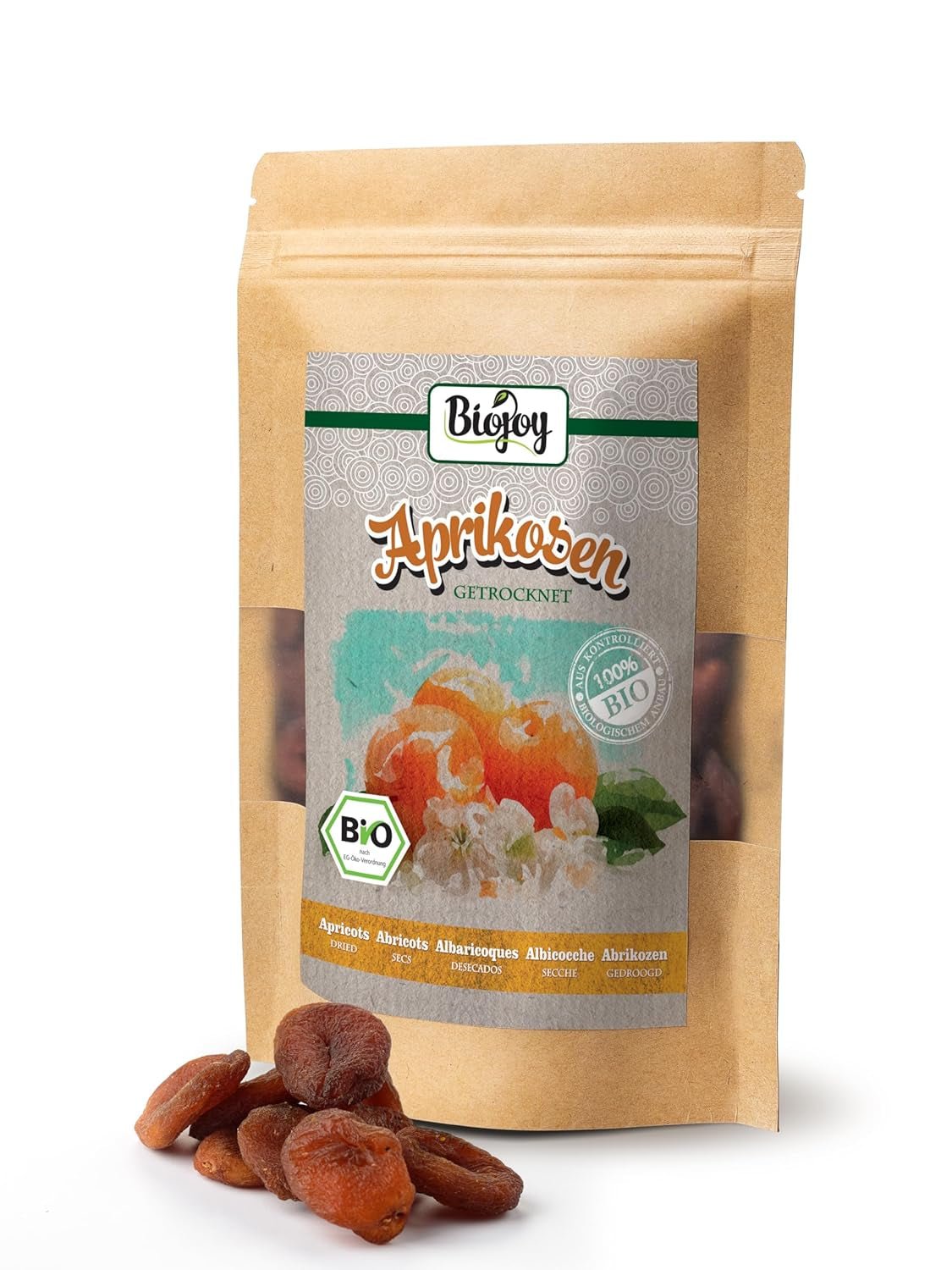 Biojoy Morele suszone (500 g), niesiarkowane Produkty suszone Mój sklep