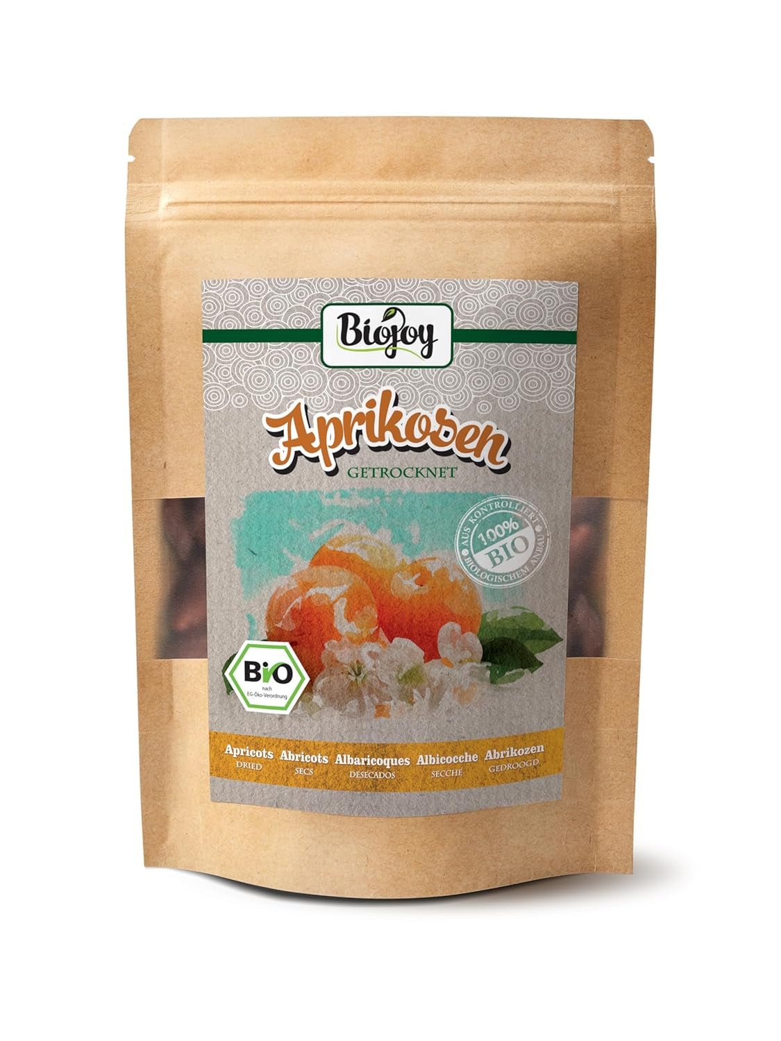 Biojoy Morele suszone (500 g), niesiarkowane Produkty suszone Mój sklep 500 G