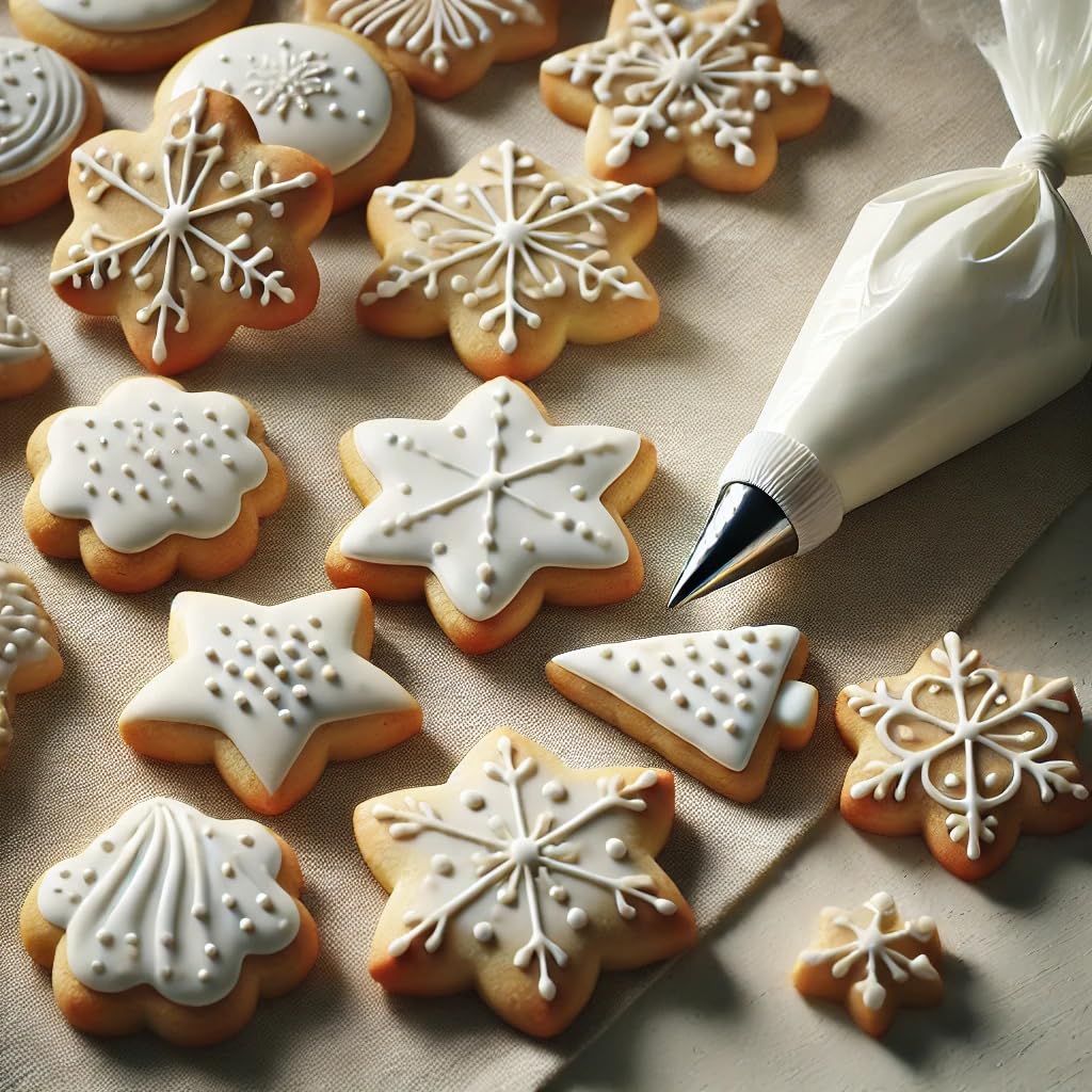 Cake Company Royal Icing 1 opakowanie (1 x 1000g) I Najwyższej jakości sucha mieszanka do dekoracji ciast I Do lukru i drobnych linii I Bezglutenowa I Idealna do ciast i babeczek Naty Shop Pasta cukrowa