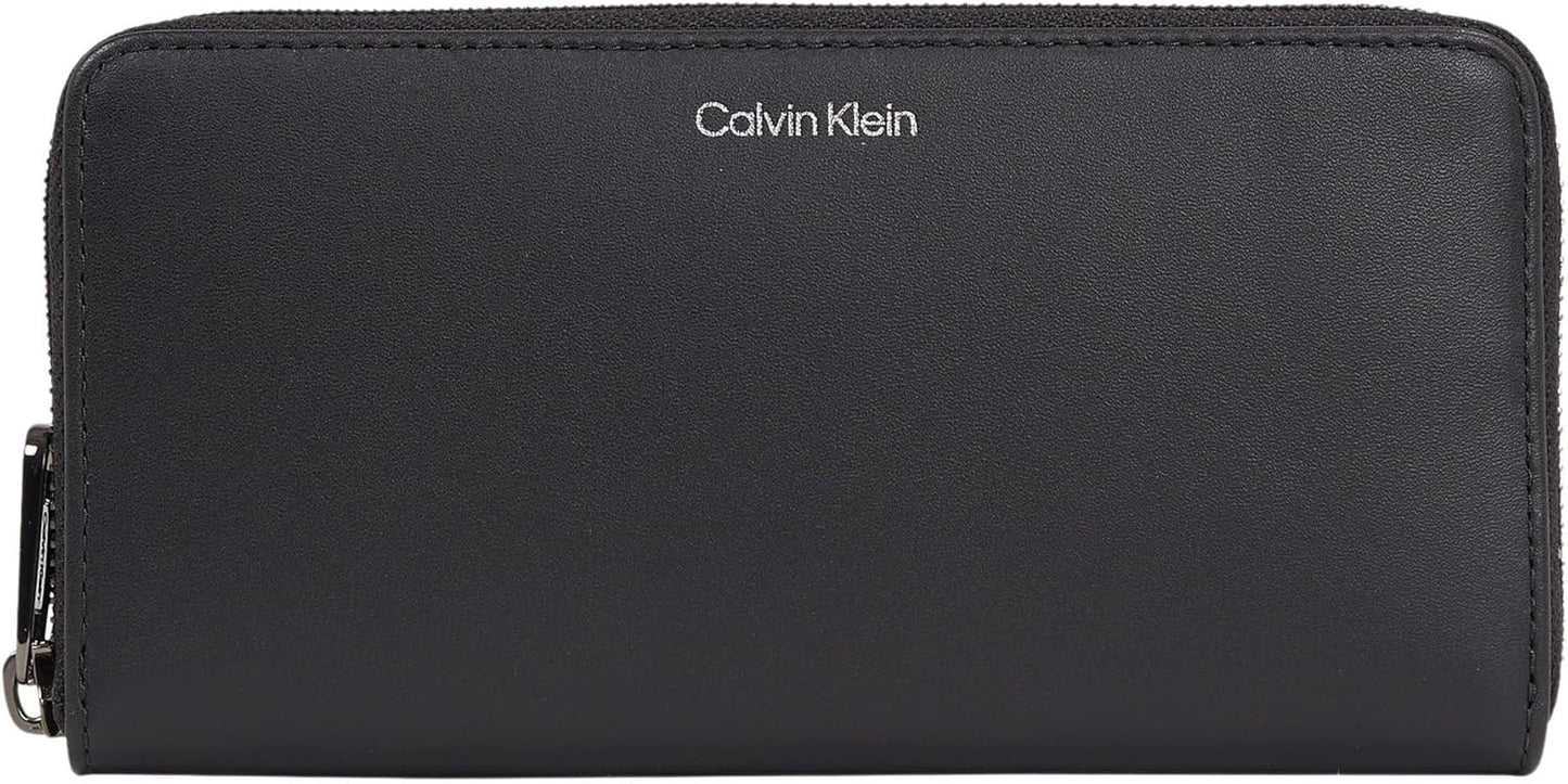 Portfel męski Calvin Klein CK CONCISE LONG ZIP AROUND, czarny (Ck Black), portfel męski OS Naty Shop Default Title