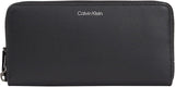 Portfel męski Calvin Klein CK CONCISE LONG ZIP AROUND, czarny (Ck Black), portfel męski OS Naty Shop Default Title