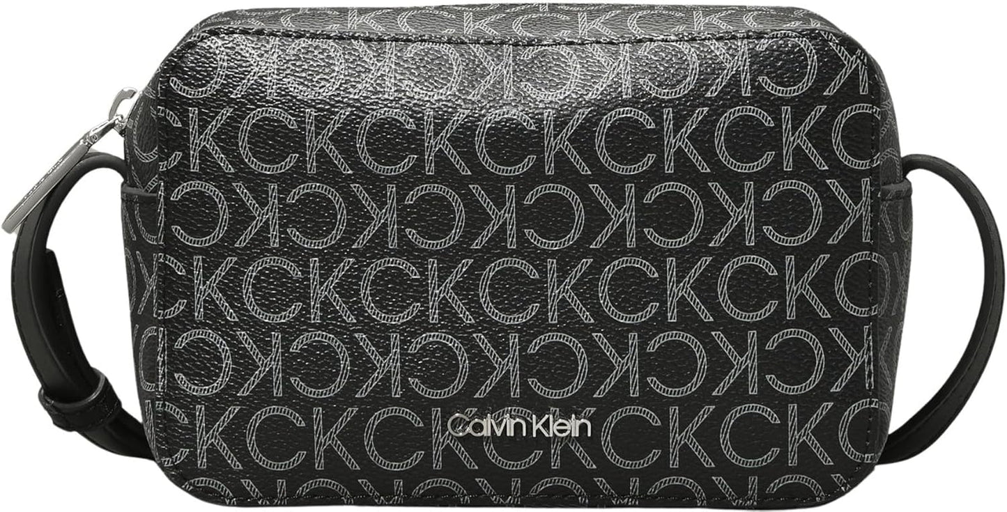 Damska torba na ramię Calvin Klein Ck Must Camera Bag Mono Klein, czarna (czarna mono), torby w naturalnym rozmiarze Kobiety Naty Shop Domyślny tytuł