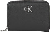 Portfel damski Calvin Klein Minimalny monogram zapinany na zamek Klein, czarny (czarny), portfel damski w jednym rozmiarze Naty Shop Default Title
