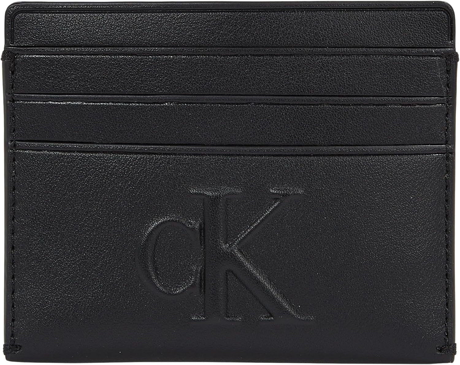 Calvin Klein Ladies Sculpted Cardcase 6cc Portfel damski z uchwytem na karty Naty Shop Na Black Os