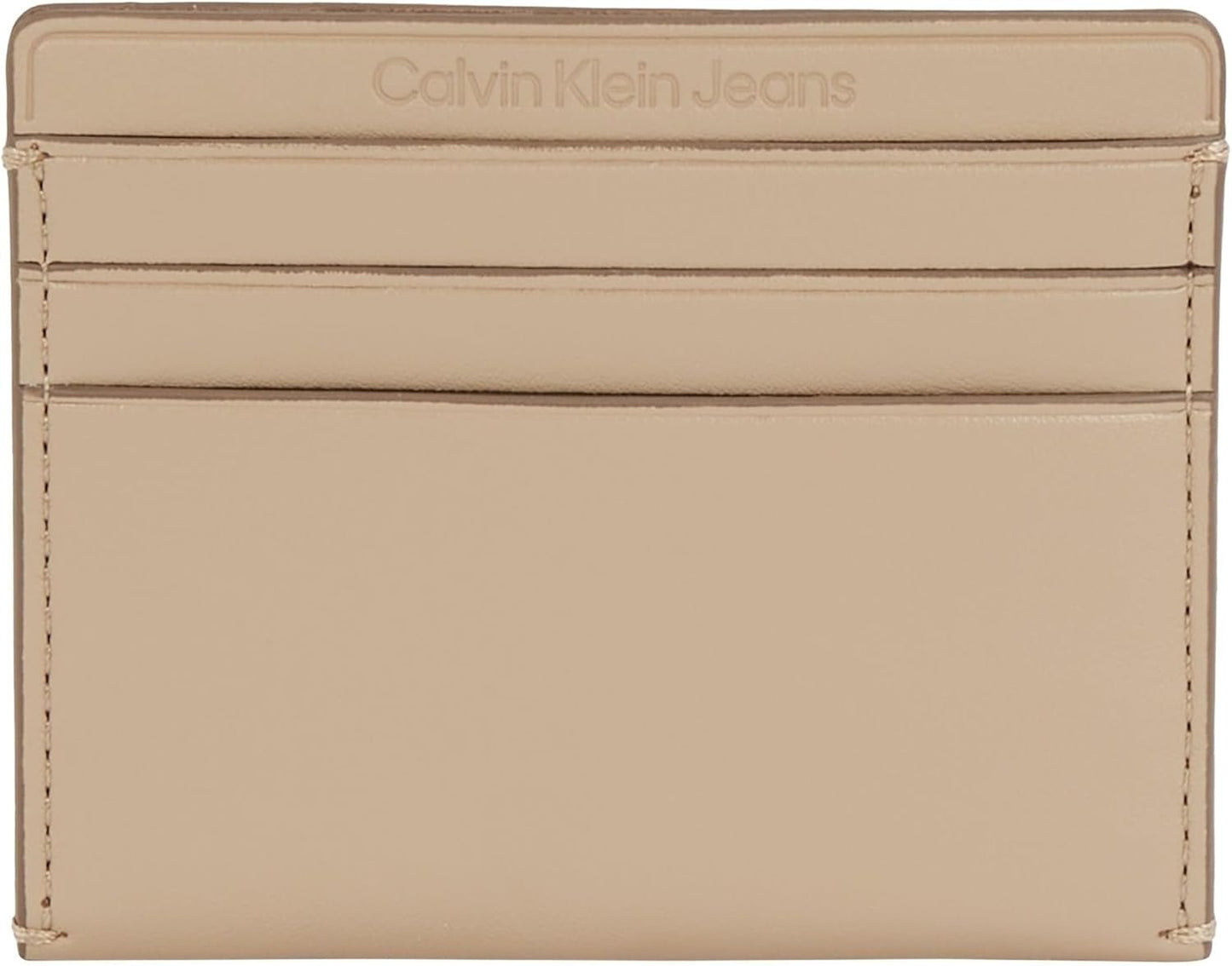 Damskie rzeźbione etui na karty Calvin Klein 6 cm3 Portfel damski Naty Shop