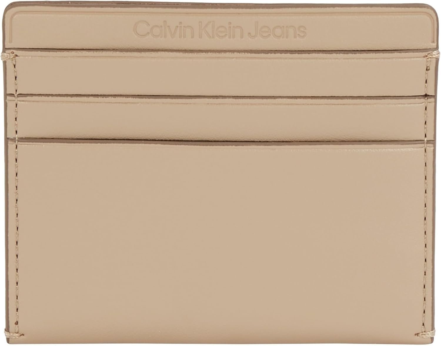 Damskie rzeźbione etui na karty Calvin Klein 6 cm3 Portfel damski Naty Shop