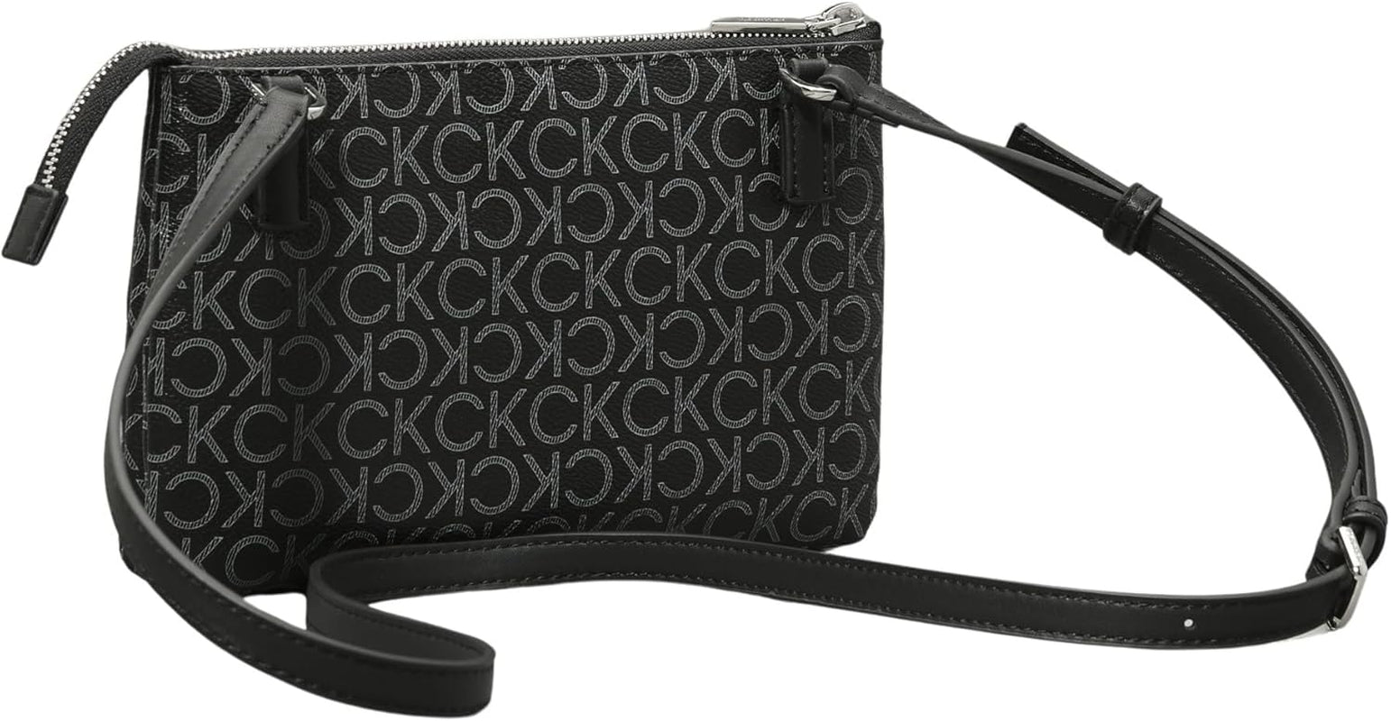 Damska torba na ramię Calvin Klein Ck Must Klein, czarna (czarna mono), torby damskie w naturalnym rozmiarze Naty Shop