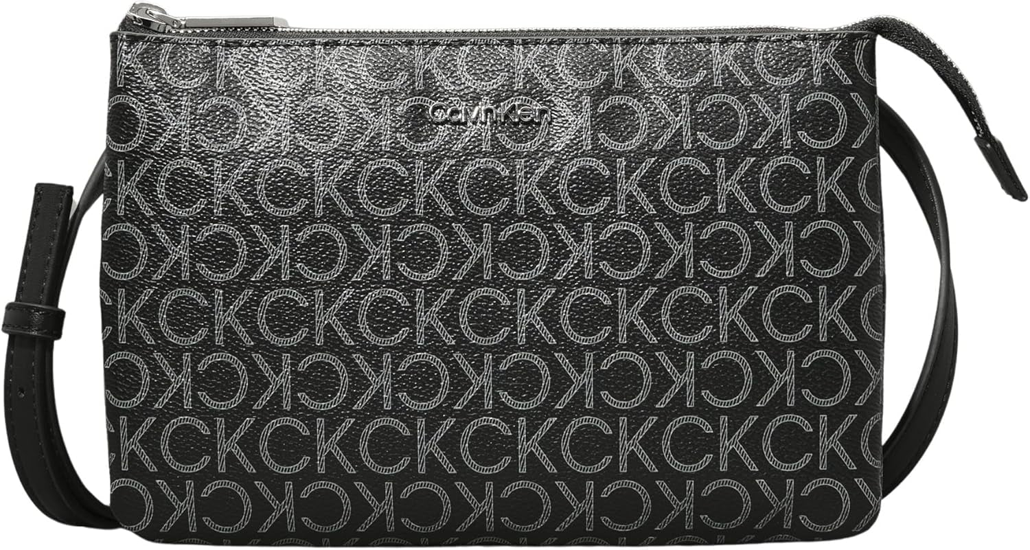 Damska torba na ramię Calvin Klein Ck Must Klein, czarna (czarna mono), torby naturalnej wielkości damskie Naty Shop domyślny tytuł