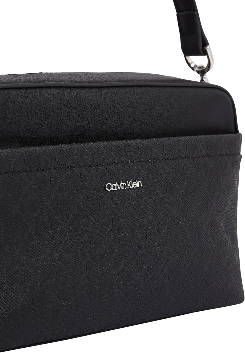 Damska torba na ramię Calvin Klein Must Camera Bag Mono szeroki pasek na ramię, czarna (Ck Black), Torby damskie w naturalnej wielkości Naty Shop