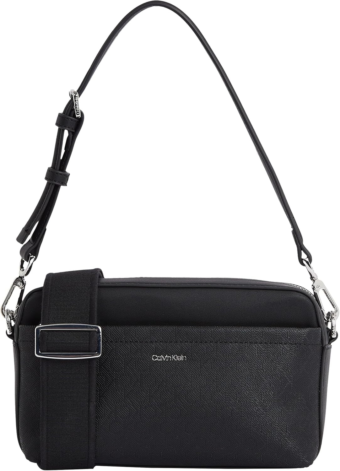 Damska torba na ramię Calvin Klein Must Camera Bag Mono szeroki pasek na ramię, czarny (Ck Black), torby naturalnej wielkości Kobiety Naty Shop Domyślny tytuł