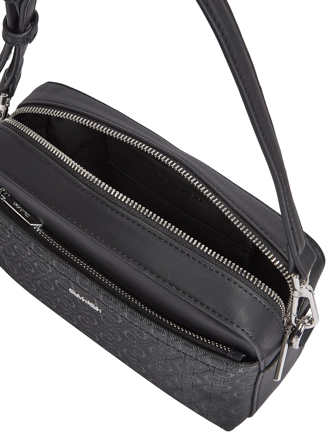 Damska torba na ramię Calvin Klein Must Camera Bag Mono szeroki pasek na ramię, czarna (Ck Black), Torby damskie w naturalnej wielkości Naty Shop