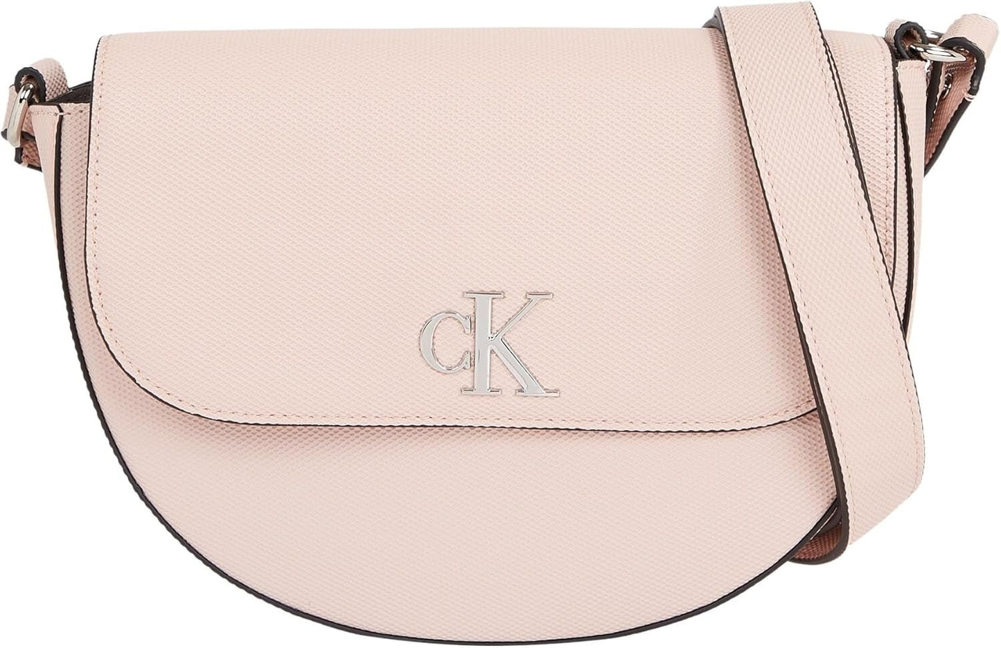 Calvin Klein Jeans Torba na ramię Minimal Monogram Torba podsiodłowa Torby Klein Damskie Naty Shop Różowy (blada muszla)