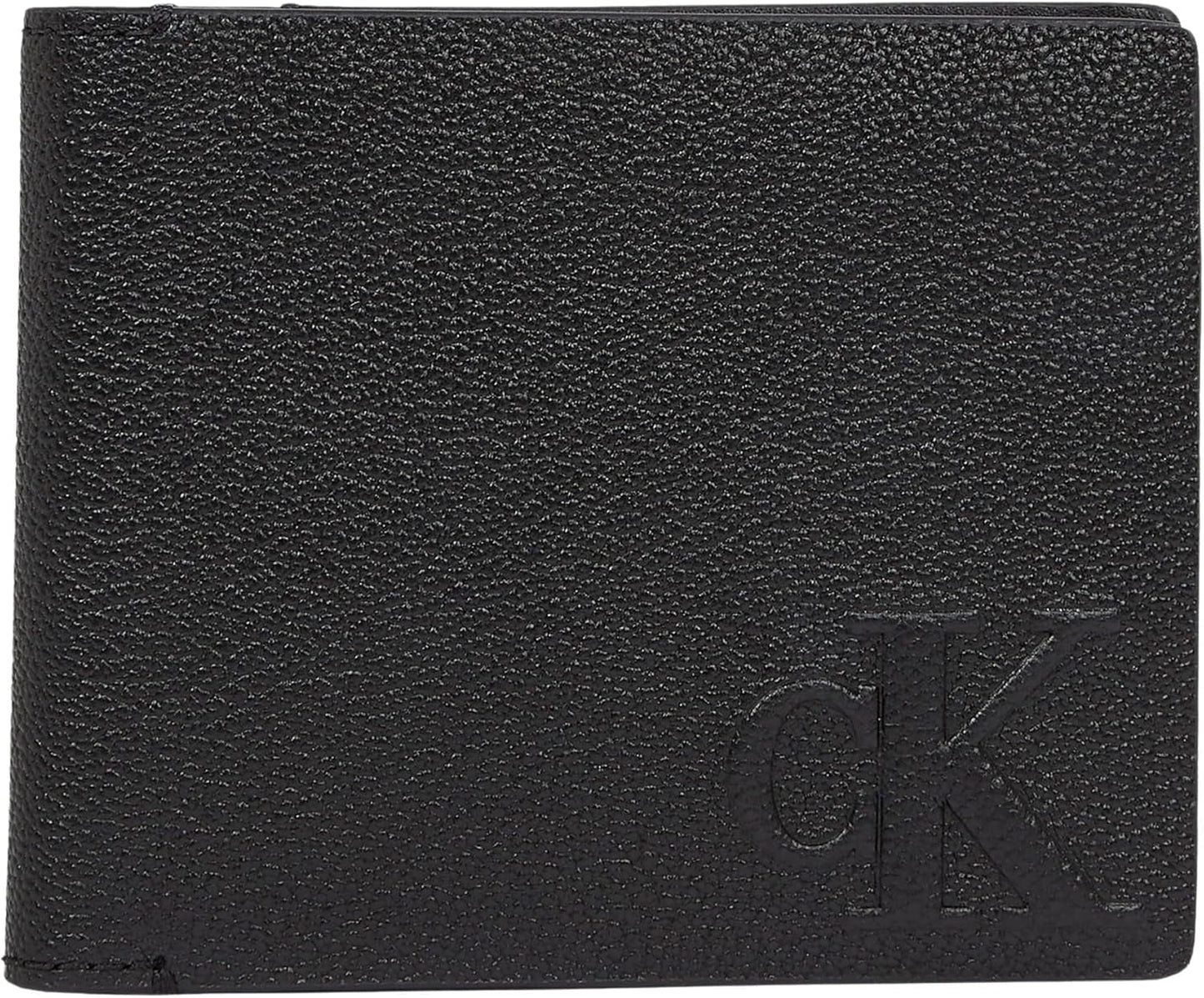 Calvin Klein K50k512594 Portfel męski Męski Naty Shop Czarny (czarny) Bone