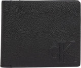 Calvin Klein K50k512594 Portfel męski Męski Naty Shop Czarny (czarny) Bone